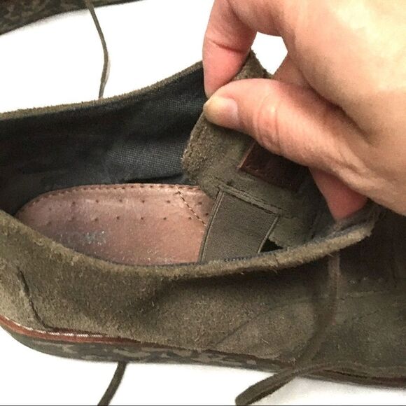 Toms camo wing tip suede oxford loafers 12 - Picture 6 of 8